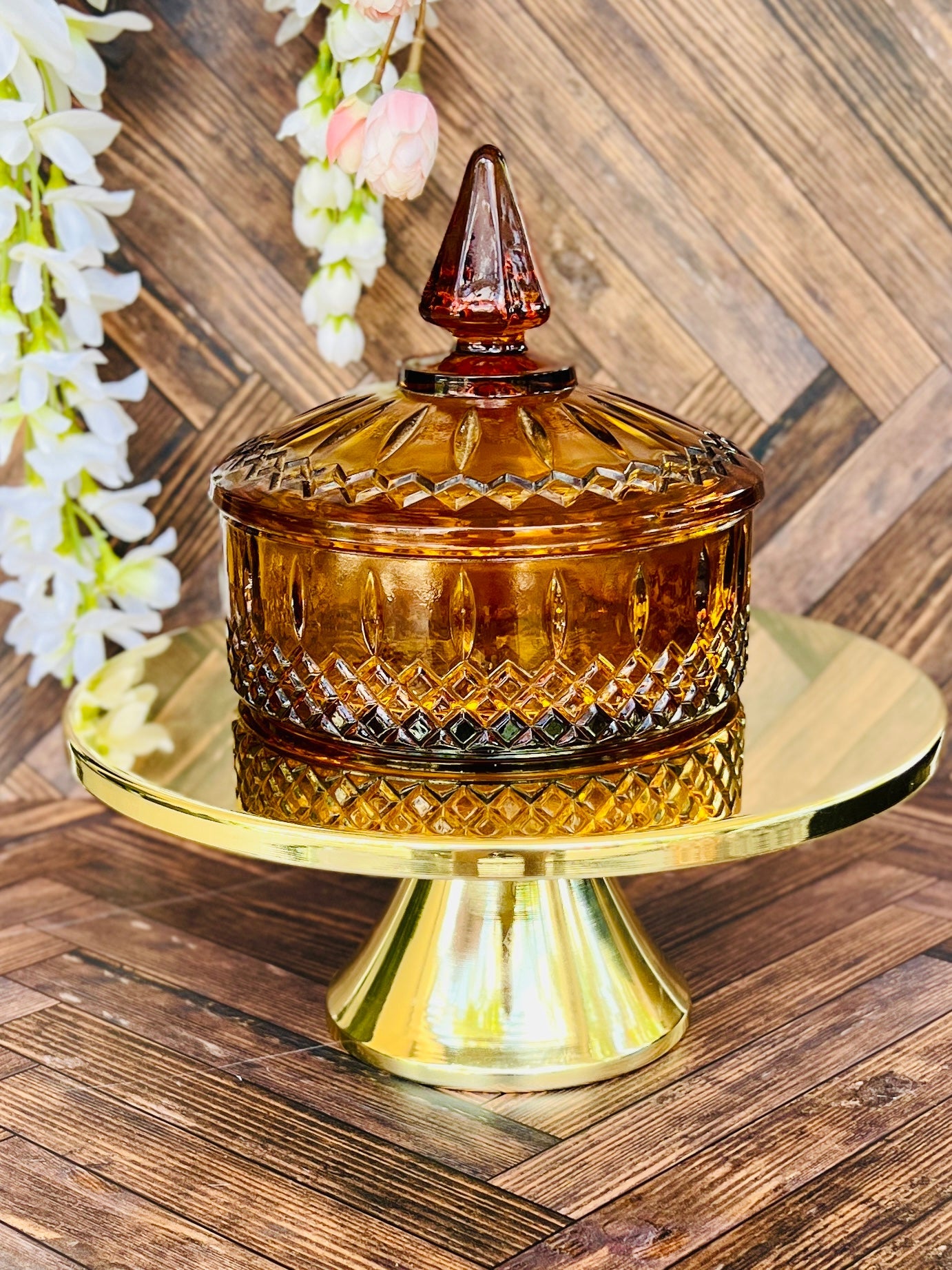 Amber Princess (Customizable) - Glass - Modern Vintage Candle