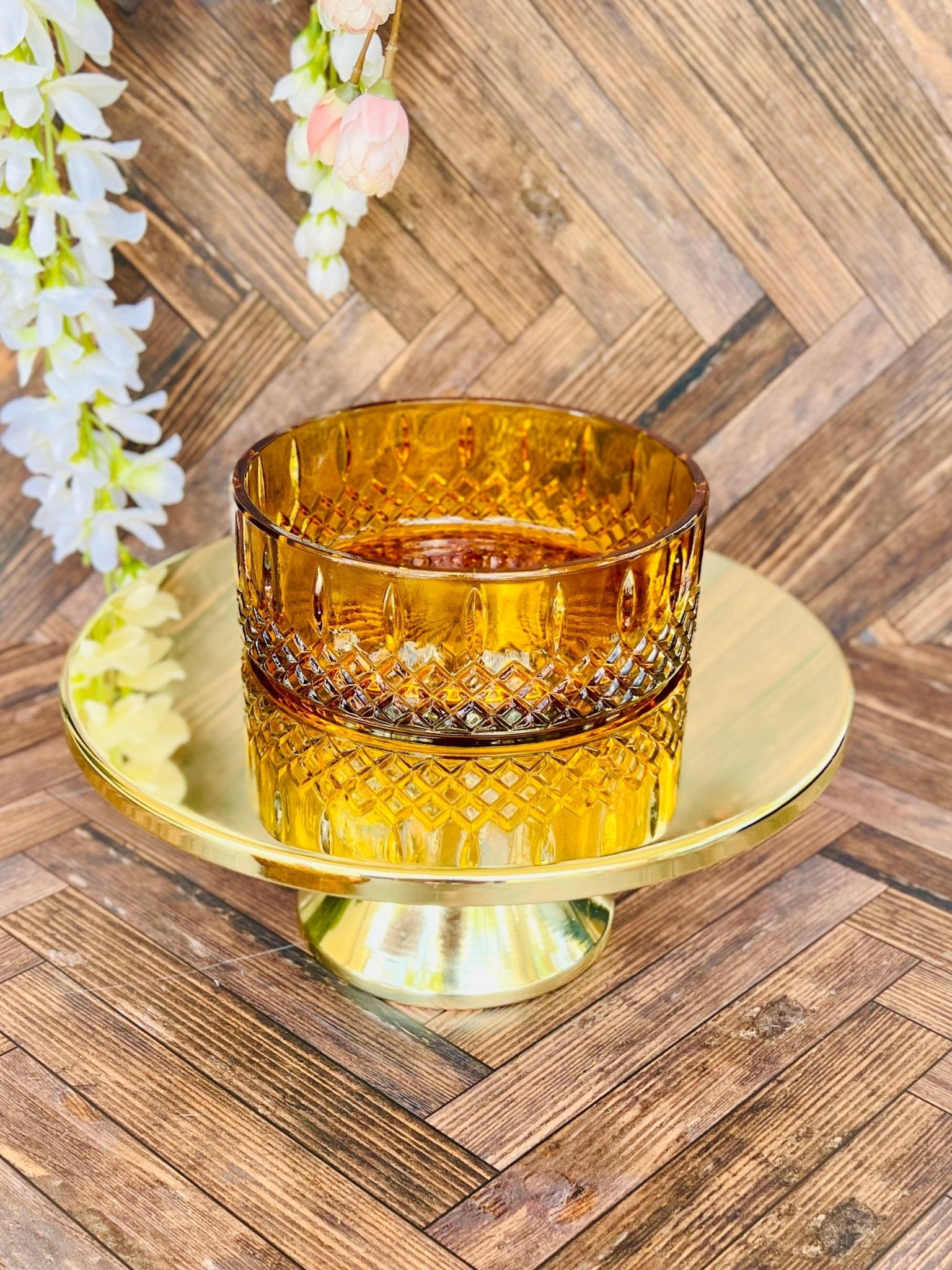 Amber Princess (Customizable) - Glass - Modern Vintage Candle