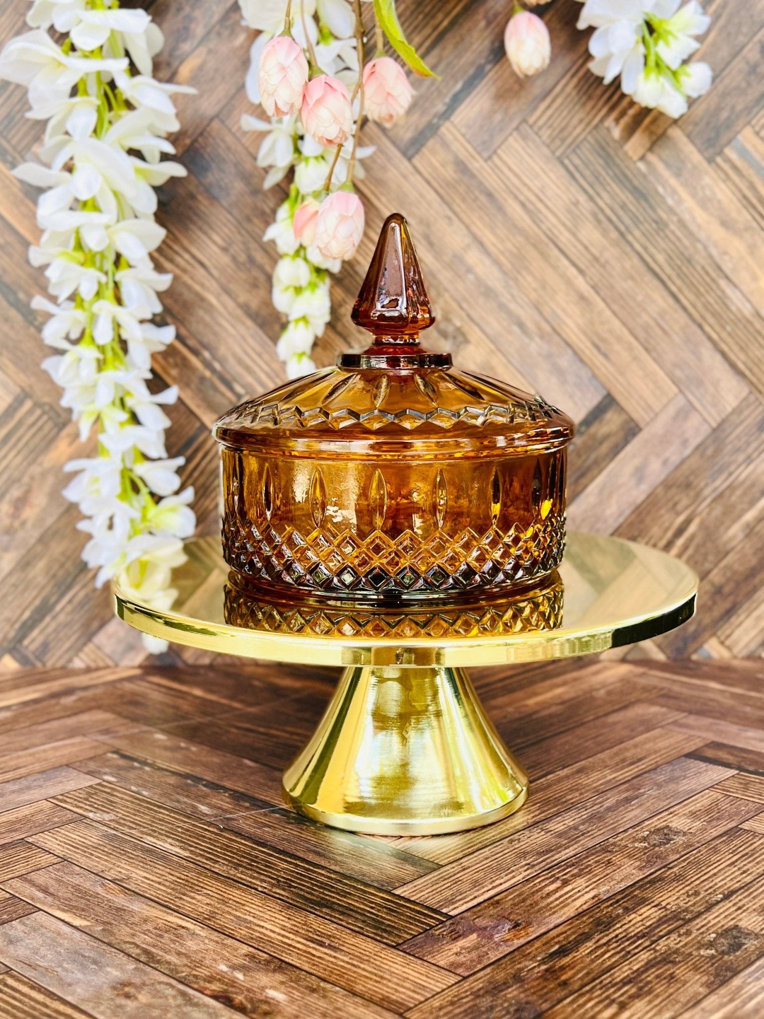 Amber Princess (Customizable) - Glass - Modern Vintage Candle