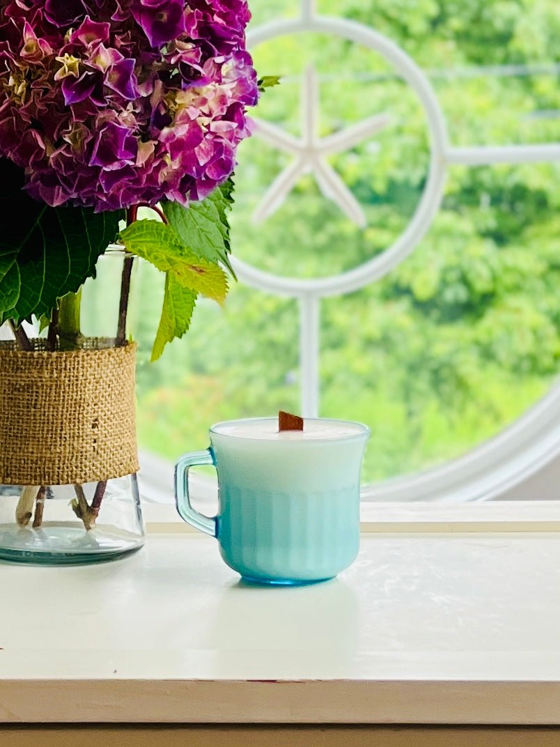 Azure Tea - Glass - Modern Vintage Candle