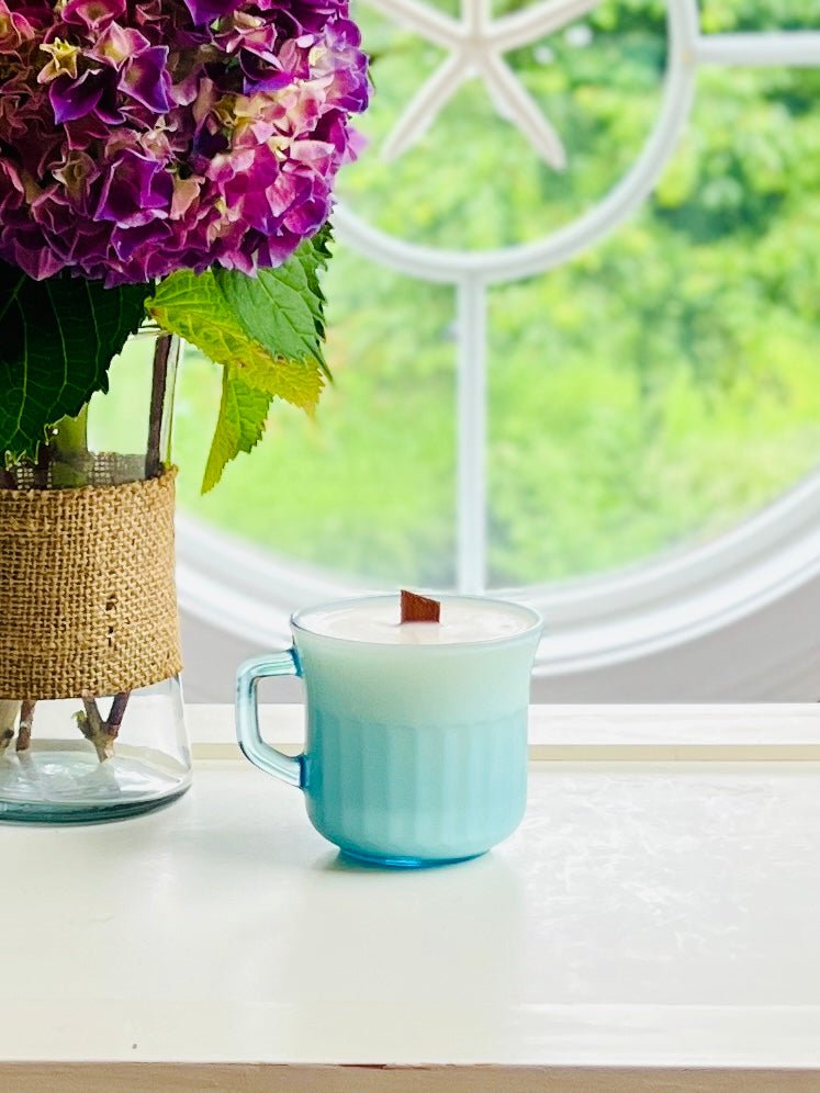 Azure Tea - Glass - Modern Vintage Candle