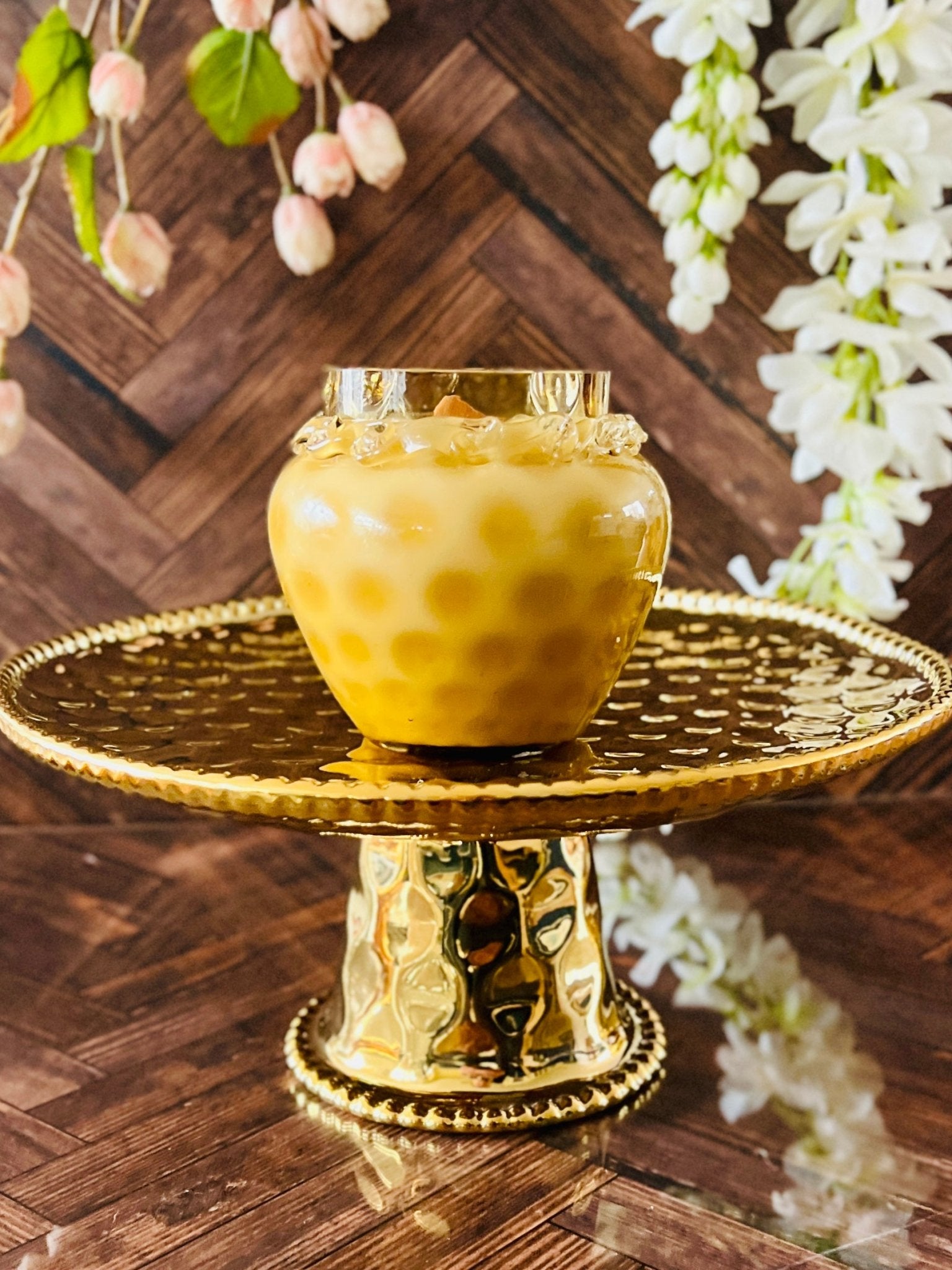 Beehive - Glass - Modern Vintage Candle