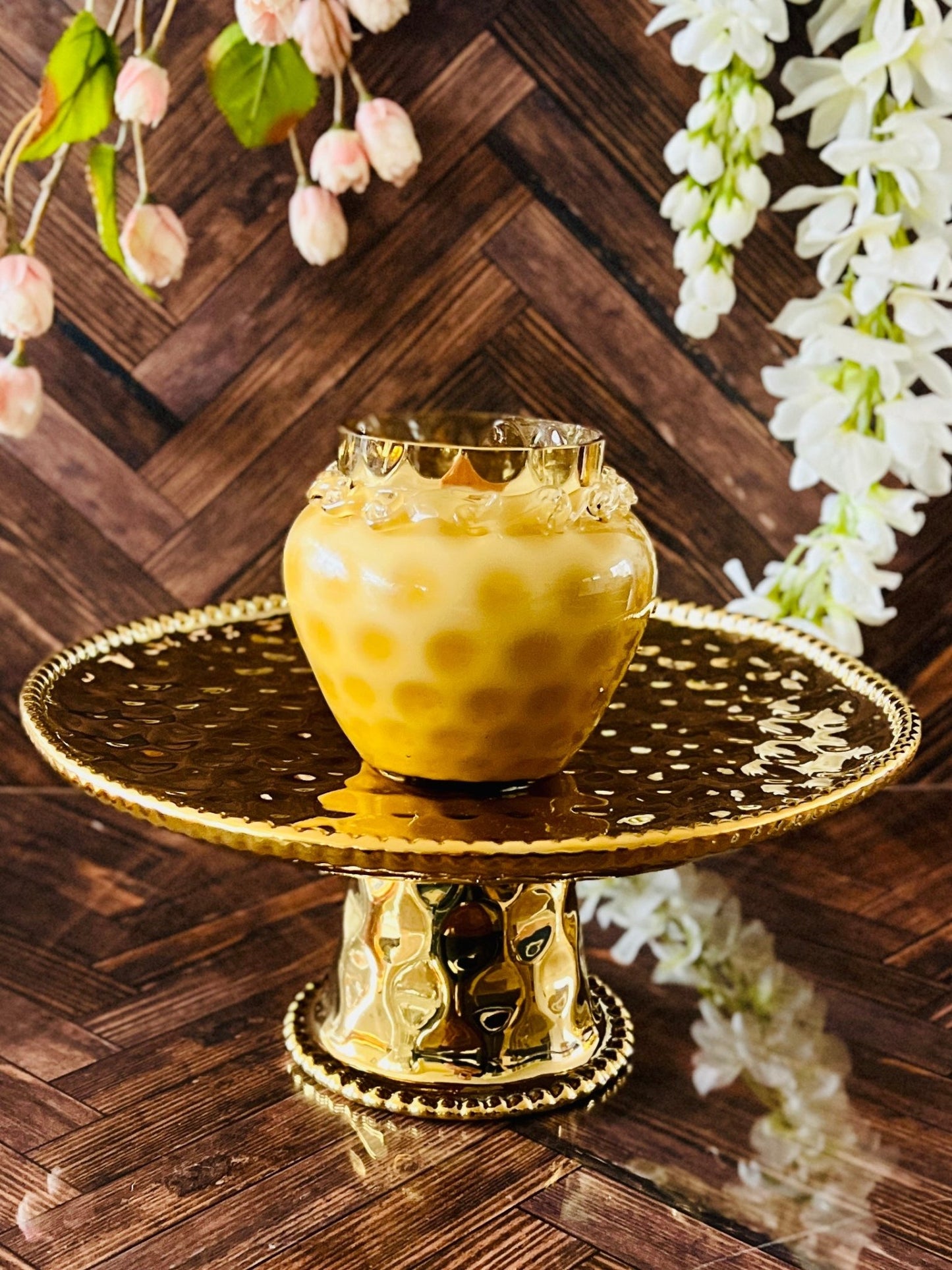 Beehive - Glass - Modern Vintage Candle