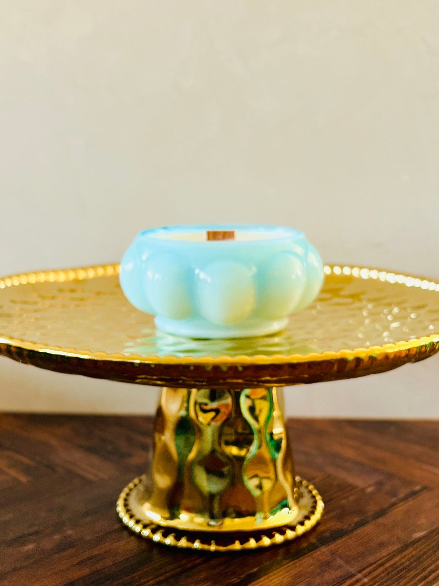 Blue Melon - Glass - Modern Vintage Candle