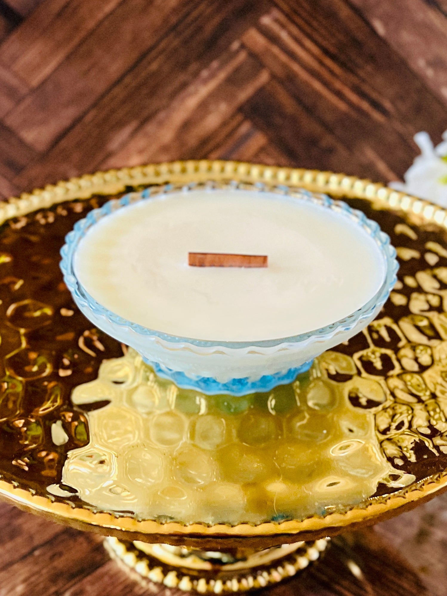 Blue Topaz - Glass - Modern Vintage Candle