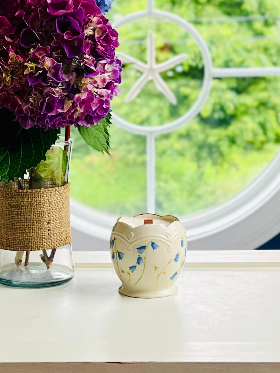 Bluebells - Porcelain - Modern Vintage Candle