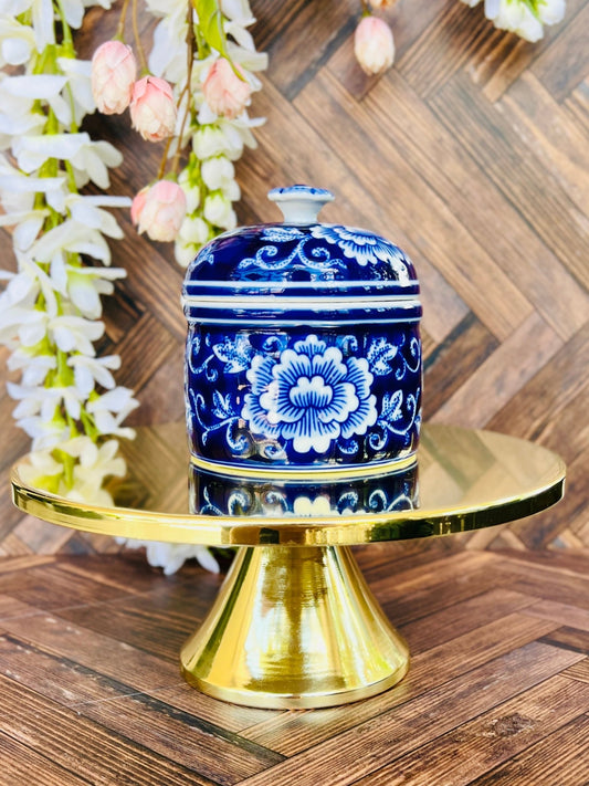 Bombay Blue - Porcelain - Modern Vintage Candle