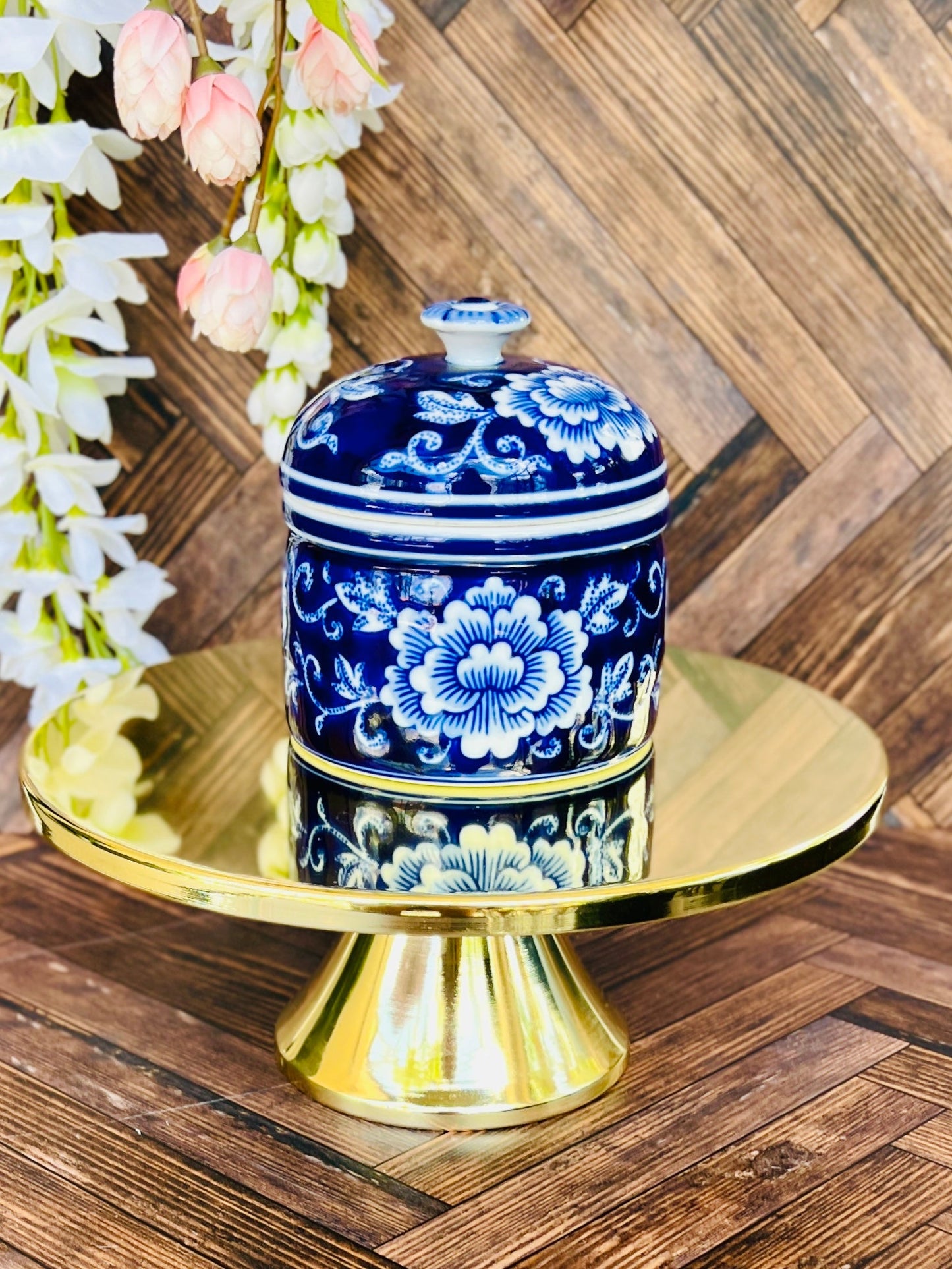 Bombay Blue - Porcelain - Modern Vintage Candle