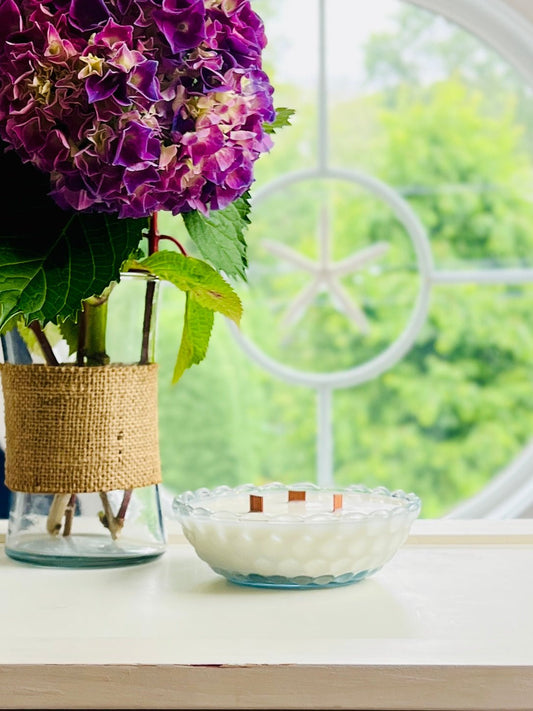 Bubbly Blue - Glass - Modern Vintage Candle