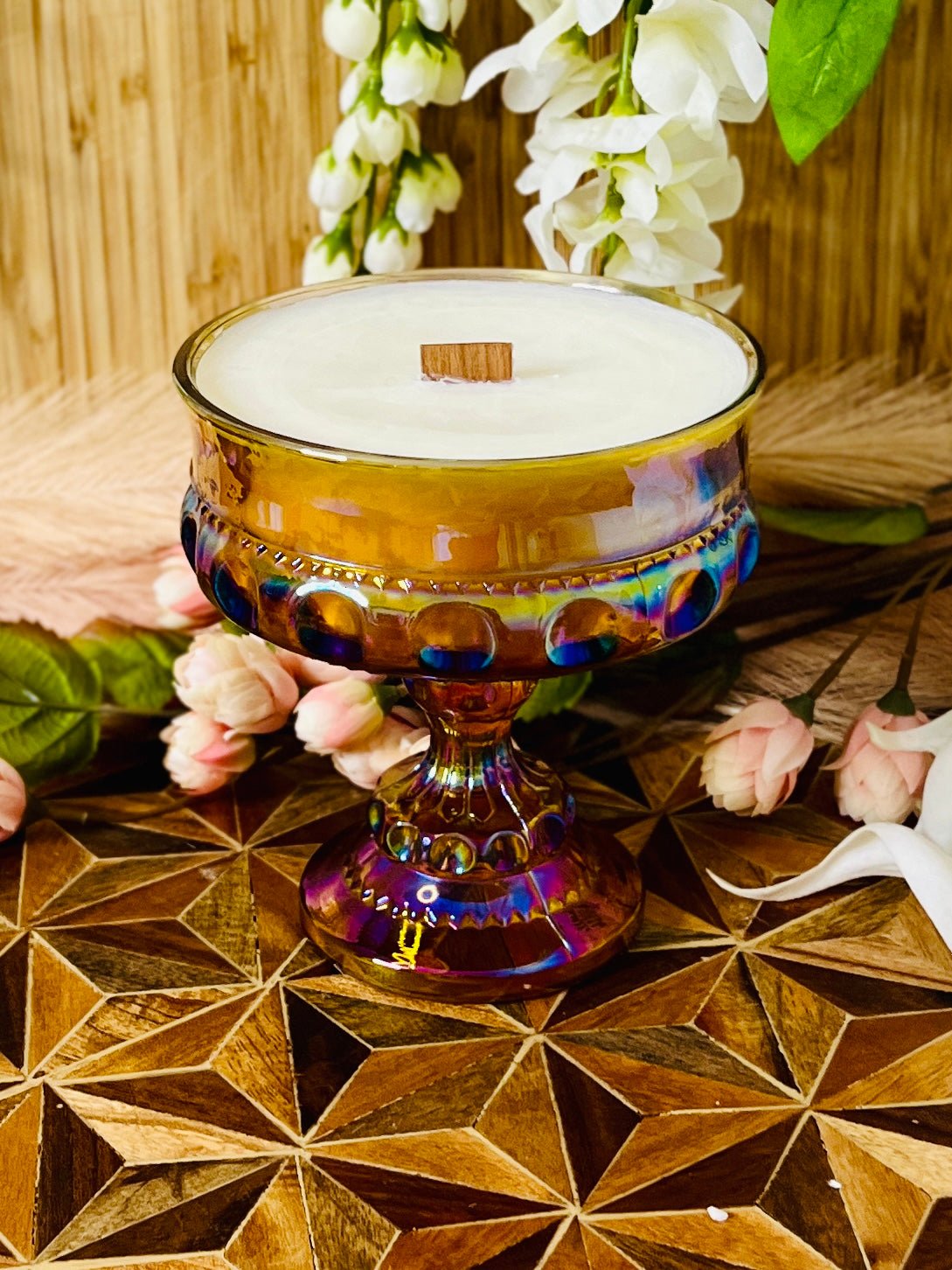 Carnival - Carnival Glass - Modern Vintage Candle