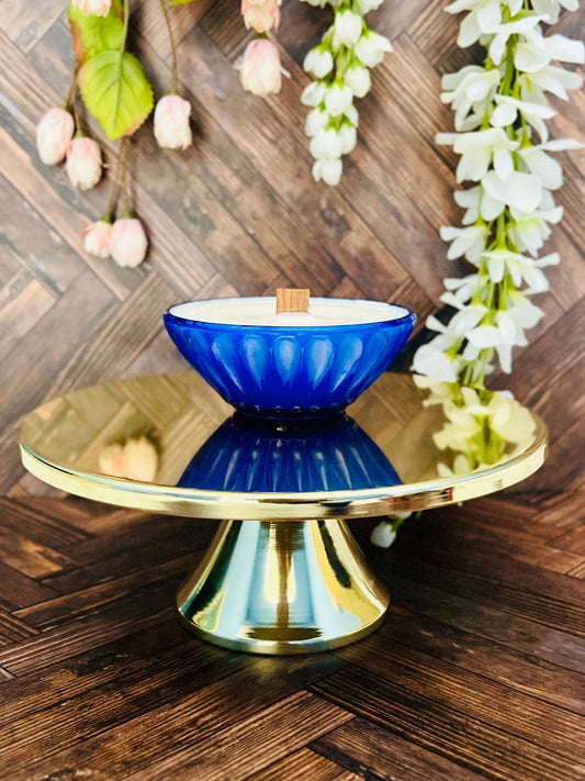 Cobalt Flame - Glass - Modern Vintage Candle