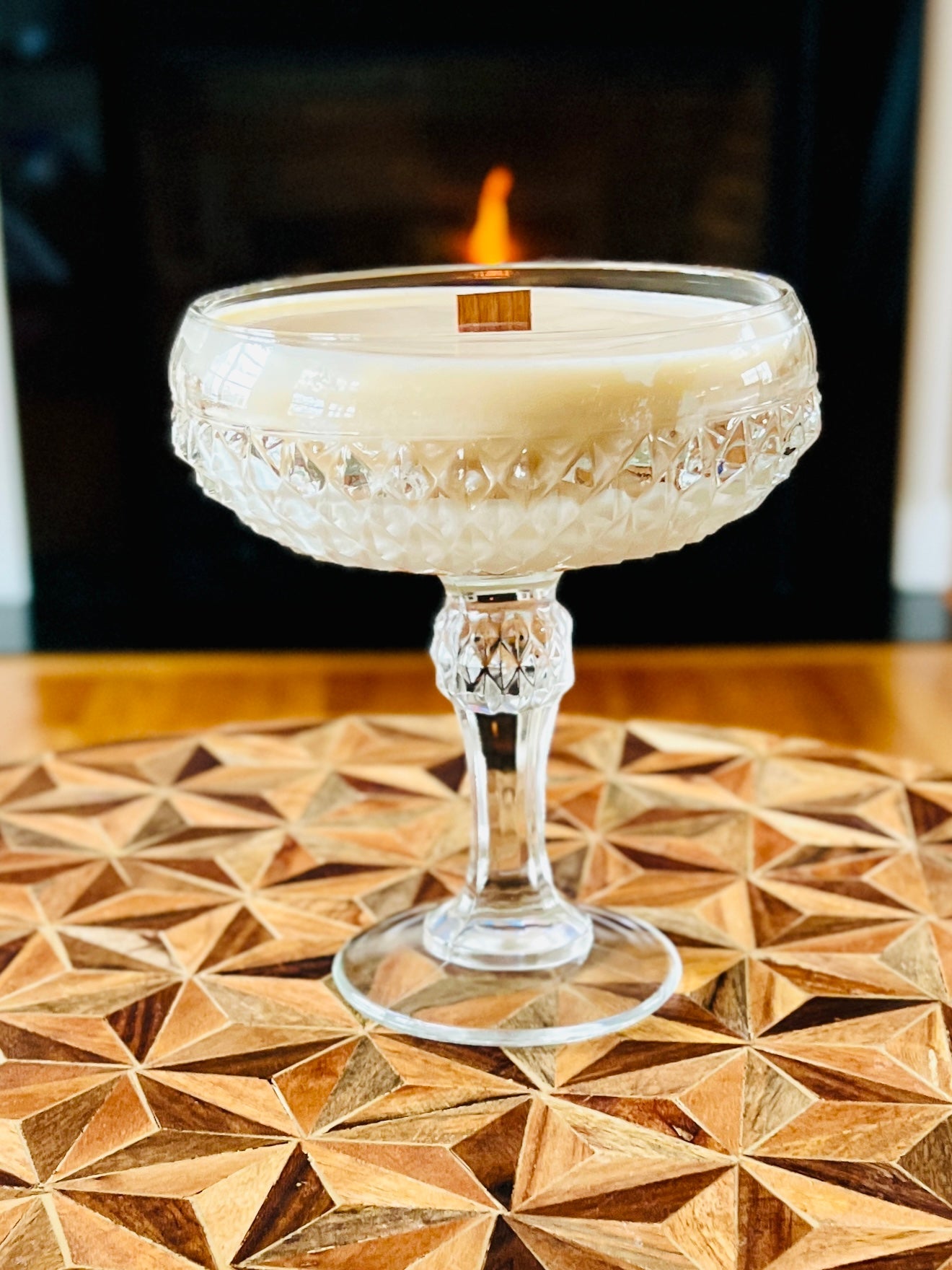 For the Bride - Glass - Modern Vintage Candle