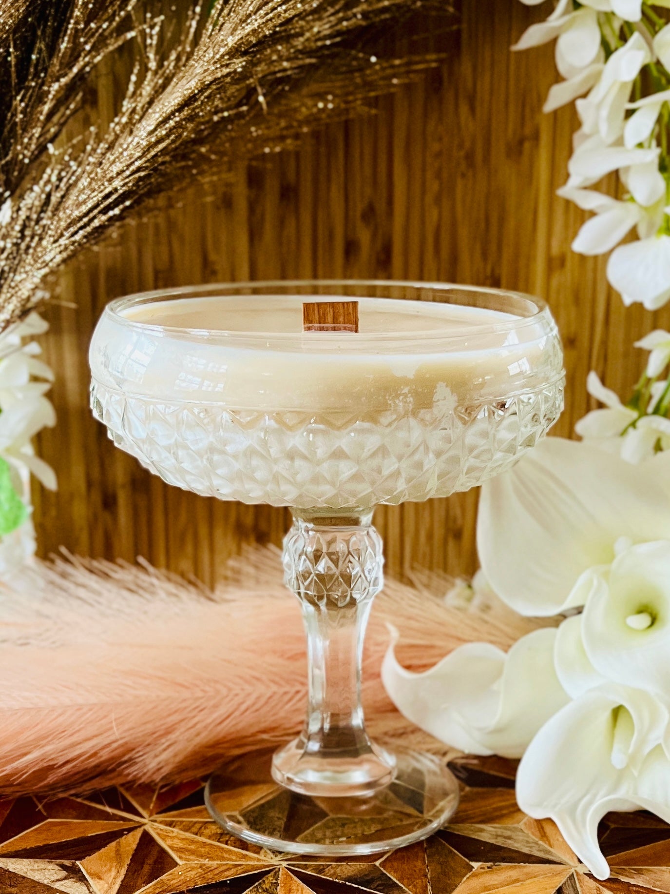 For the Bride - Glass - Modern Vintage Candle