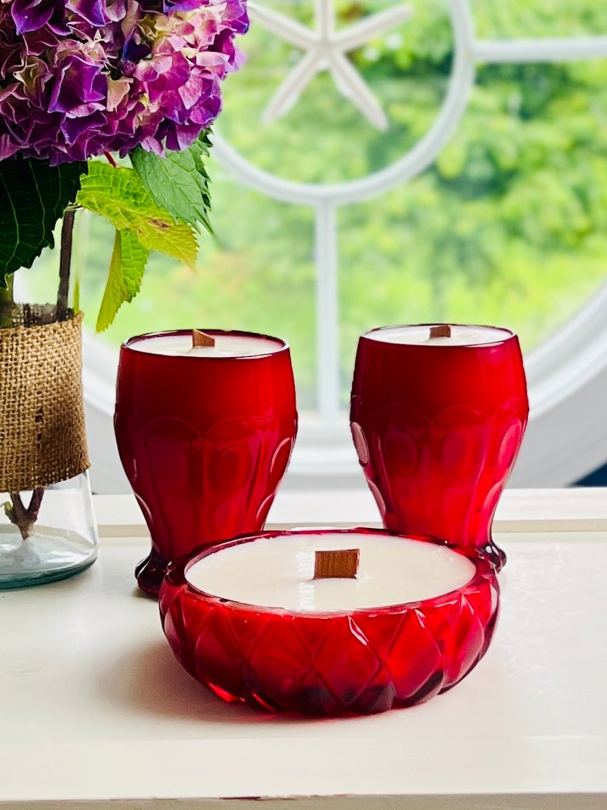 Georgian Ruby - Glass - Modern Vintage Candle