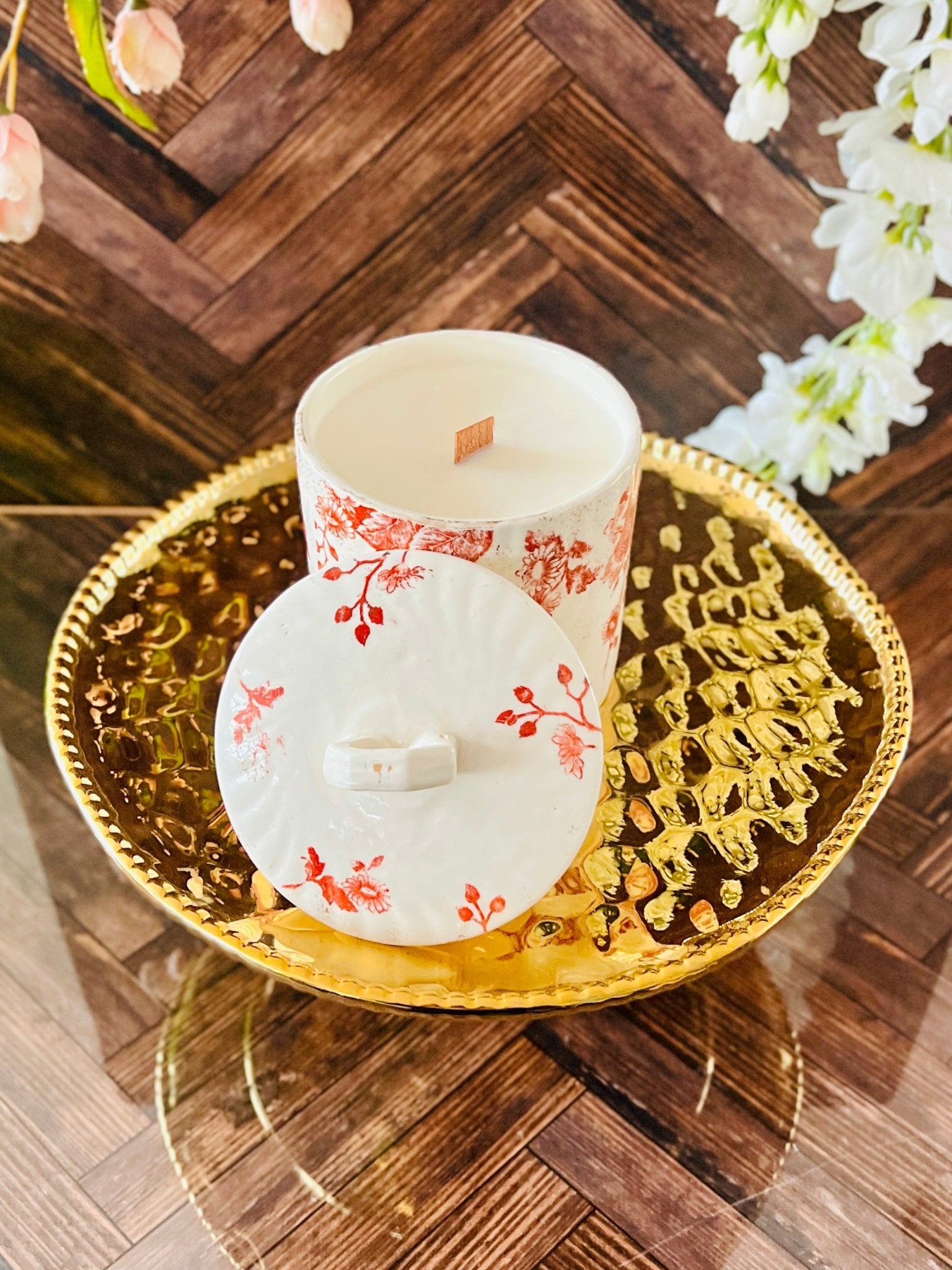 Golden Tea - Ceramic - Modern Vintage Candle