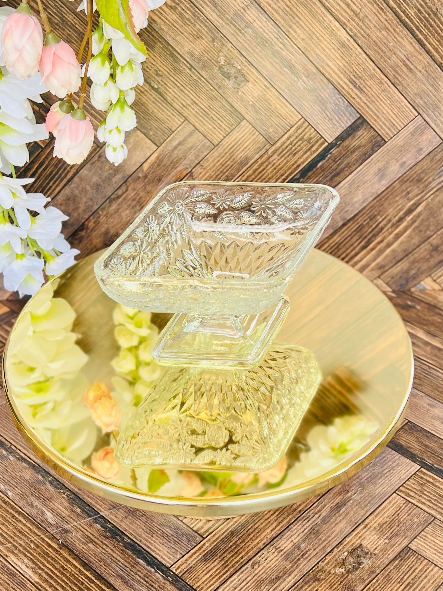 Indiana Flowers - Glass - Modern Vintage Candle