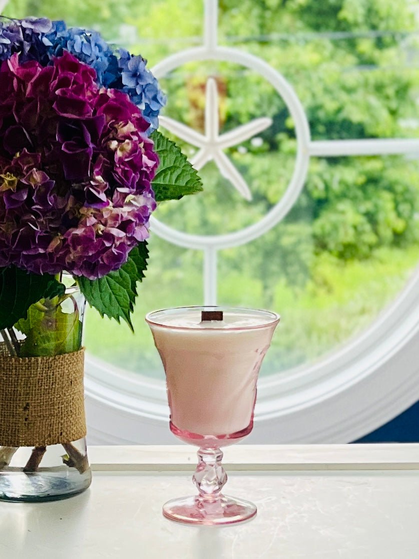 Jamestown Pink - Glass - Modern Vintage Candle