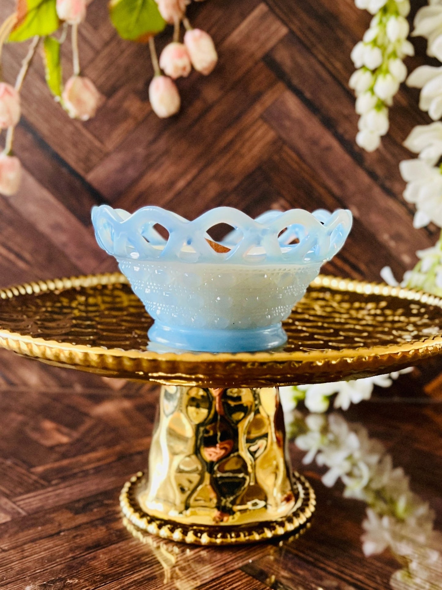 Katy Blue - Glass - Modern Vintage Candle