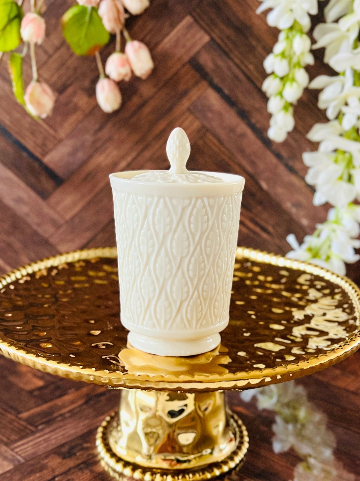 Lenox Sugar - Porcelain - Modern Vintage Candle