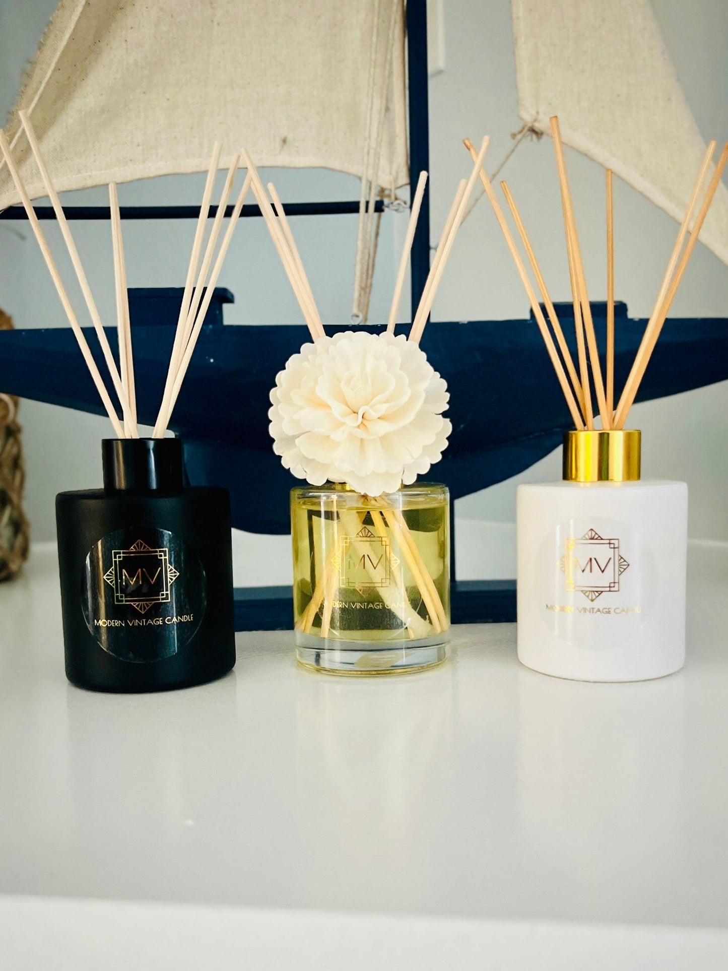 Modern Diffuser Set - Reed Diffusers - Modern Vintage Candle