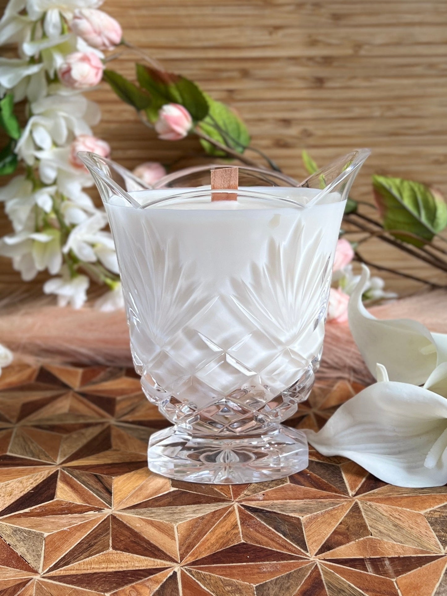 Noritake Hall - Crystal - Modern Vintage Candle