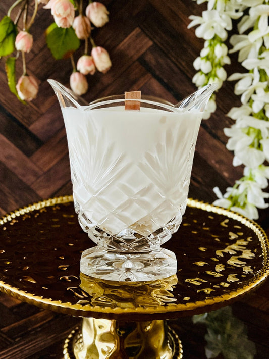 Noritake Hall - Crystal - Modern Vintage Candle