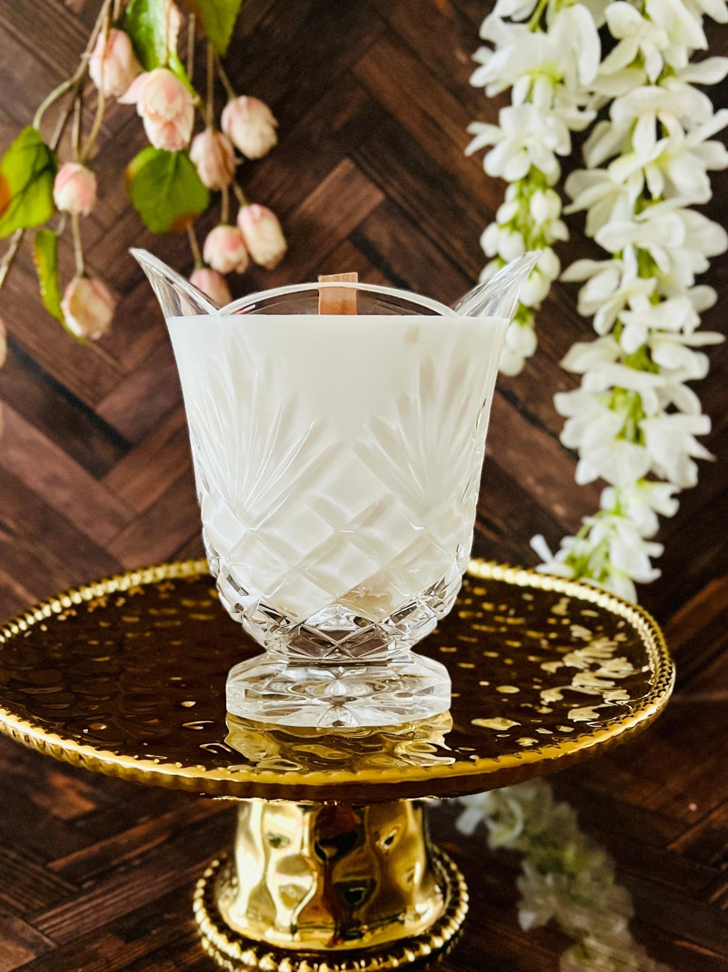 Noritake Hall - Crystal - Modern Vintage Candle