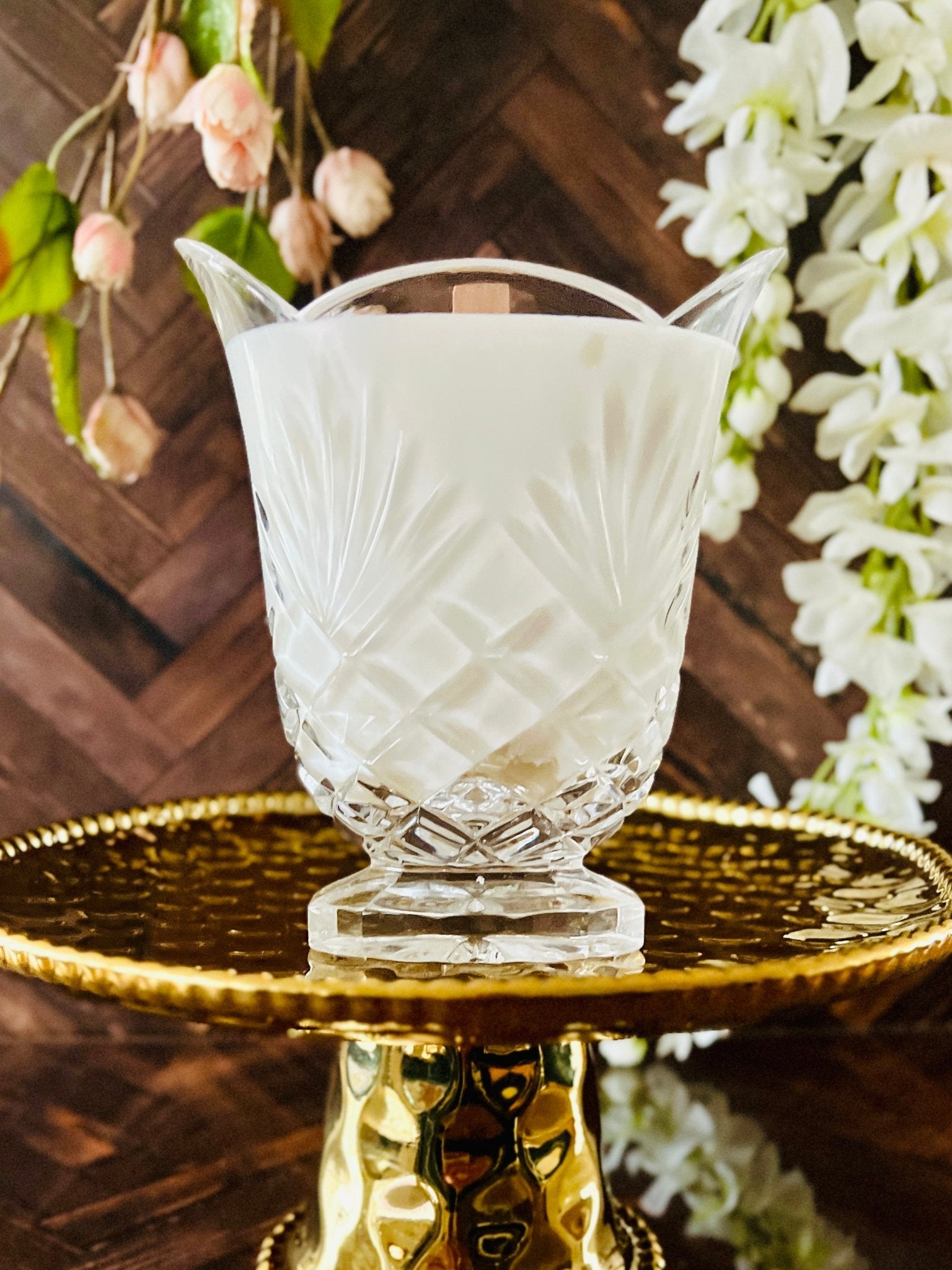 Noritake Hall - Crystal - Modern Vintage Candle