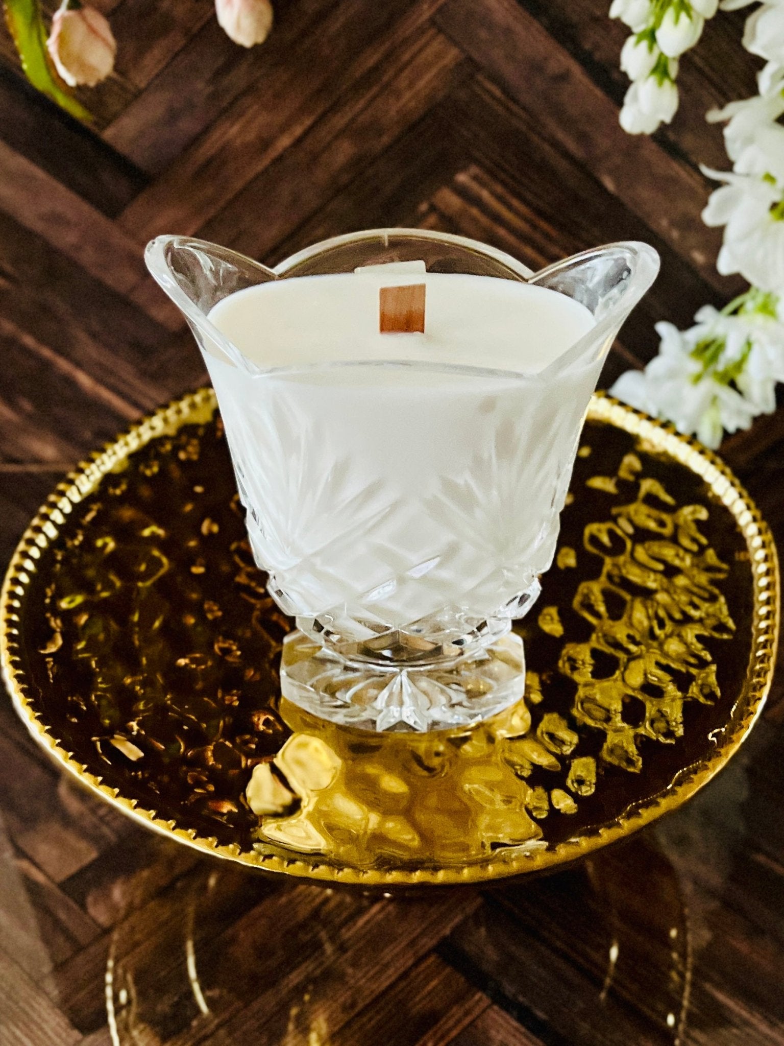 Noritake Hall - Crystal - Modern Vintage Candle