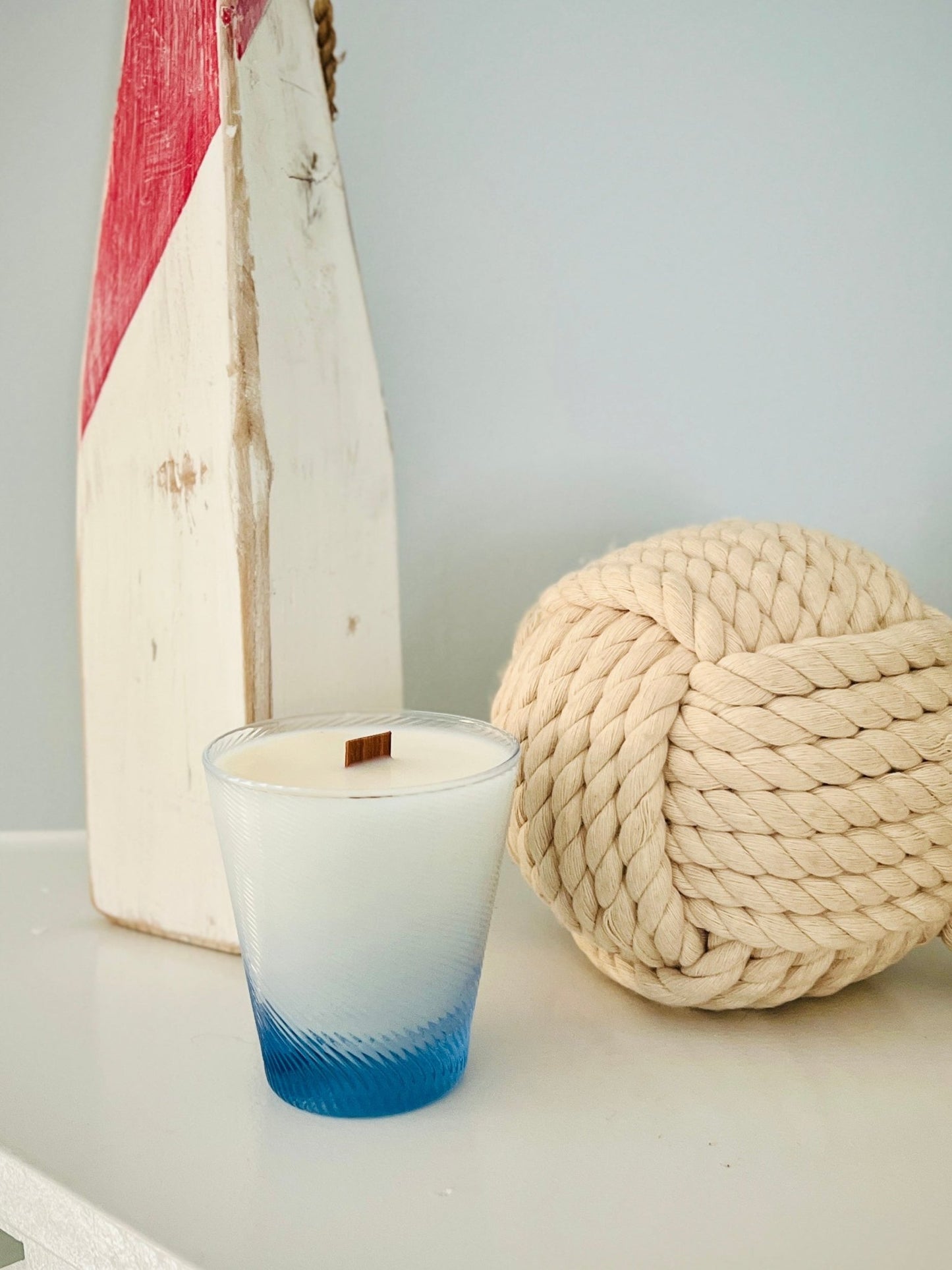 Optic Wave - Glass - Modern Vintage Candle