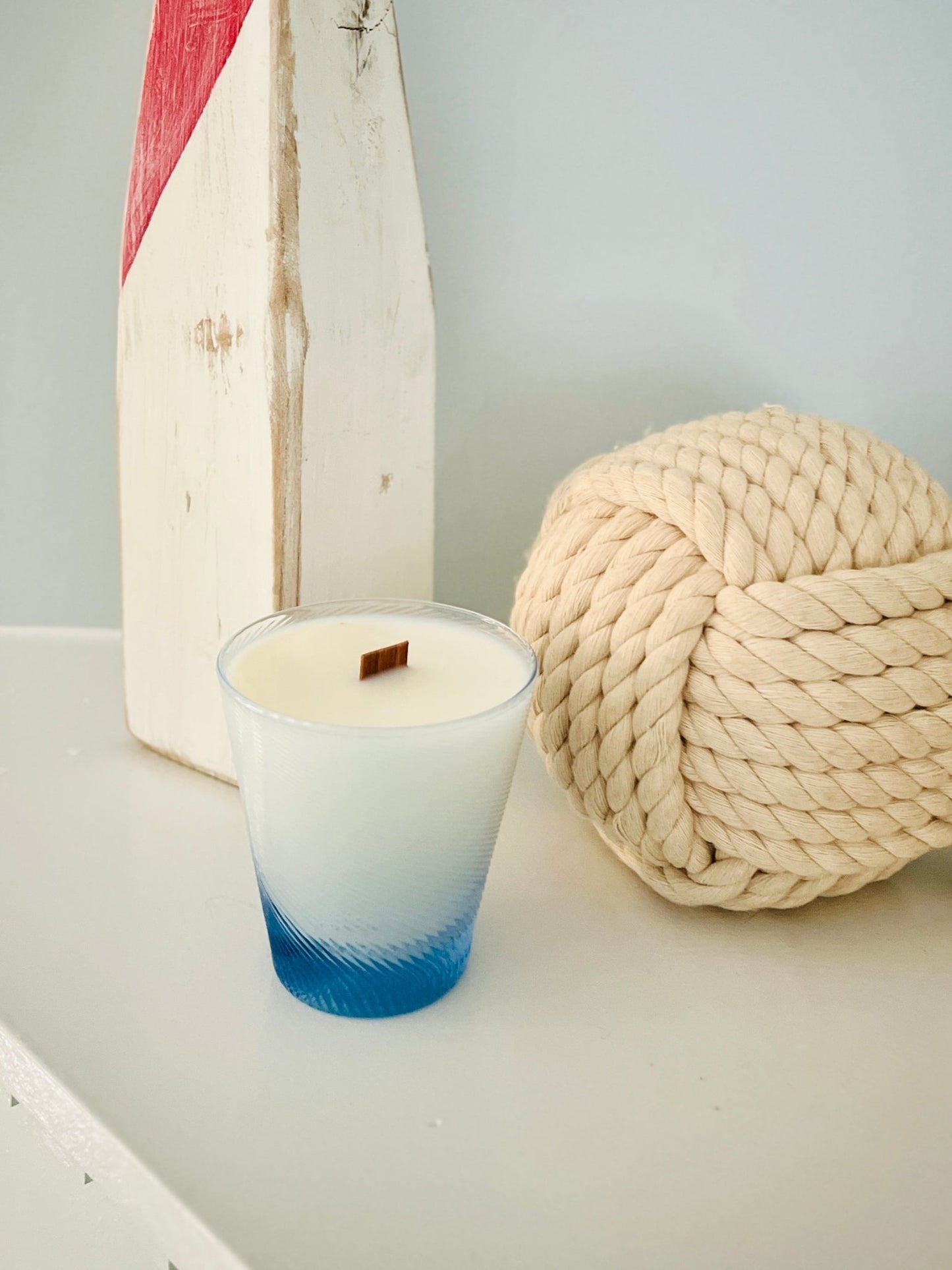 Optic Wave - Glass - Modern Vintage Candle