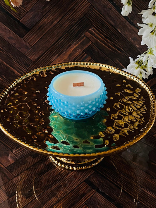 Powder Blue - Glass - Modern Vintage Candle