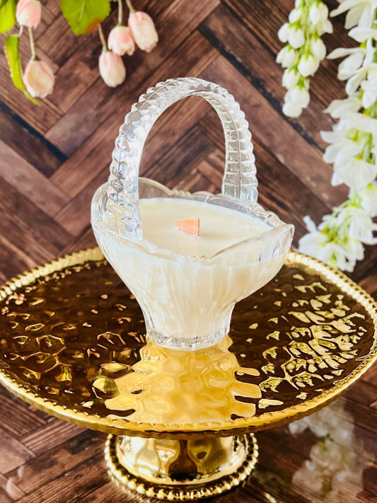 Princess Basket - Crystal - Modern Vintage Candle