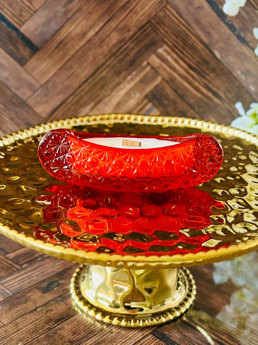 Red Canoe - Glass - Modern Vintage Candle