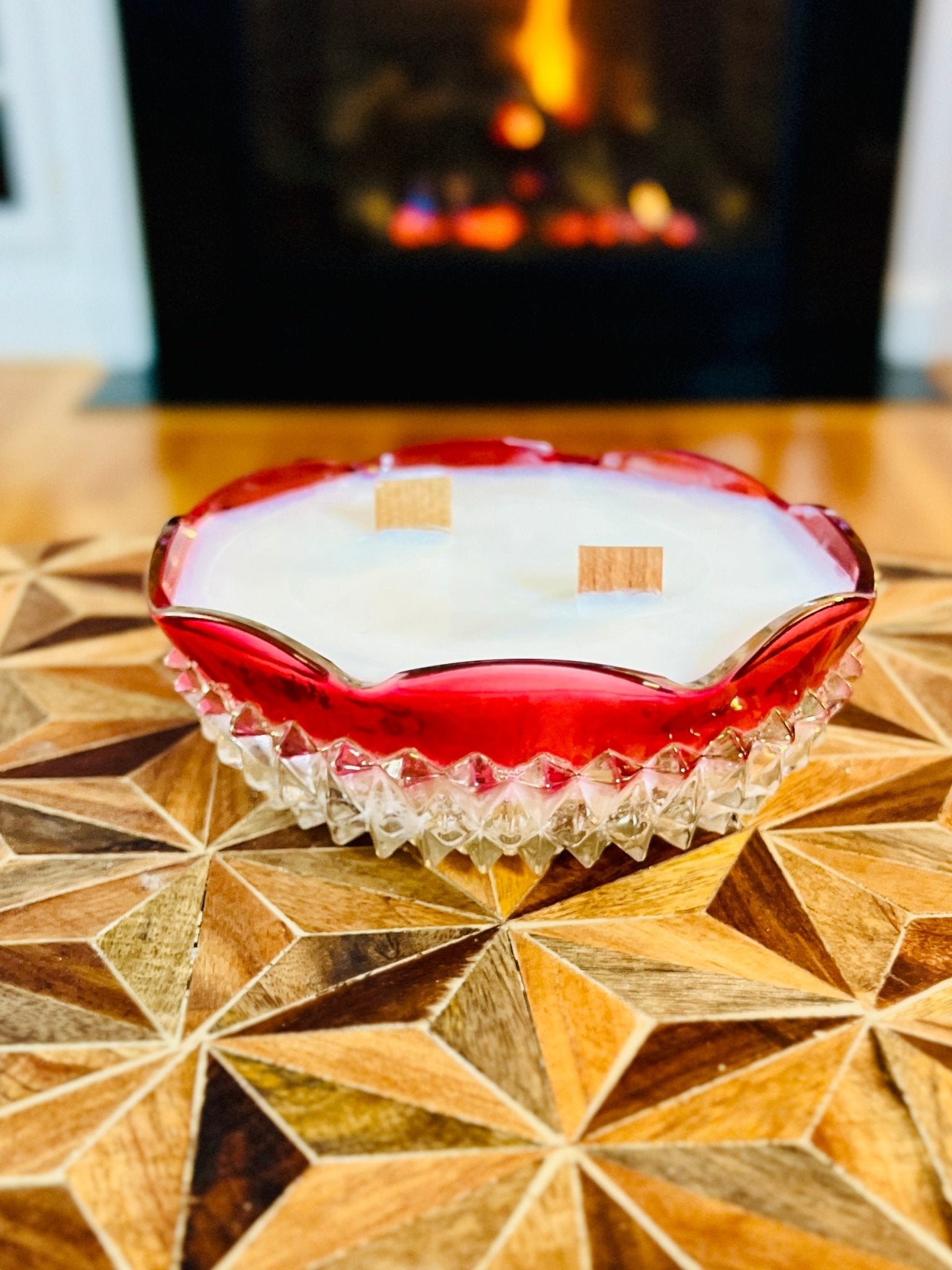 Rubies and Diamonds - Glass - Modern Vintage Candle