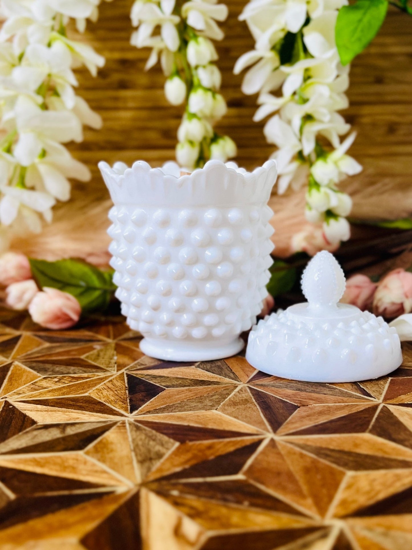 Sugary Goodness - Milk Glass - Modern Vintage Candle