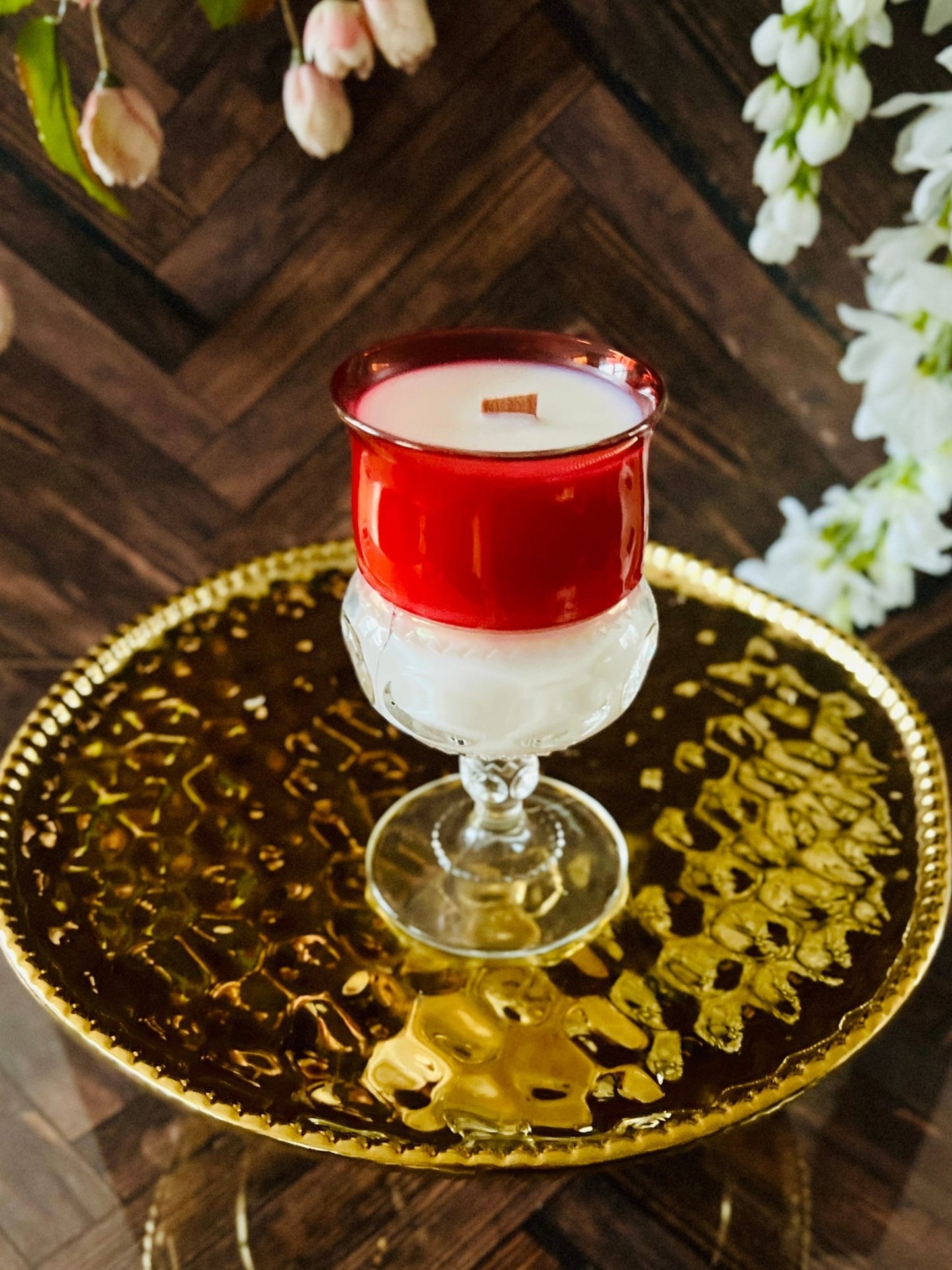 Tiffin King - Glass - Modern Vintage Candle