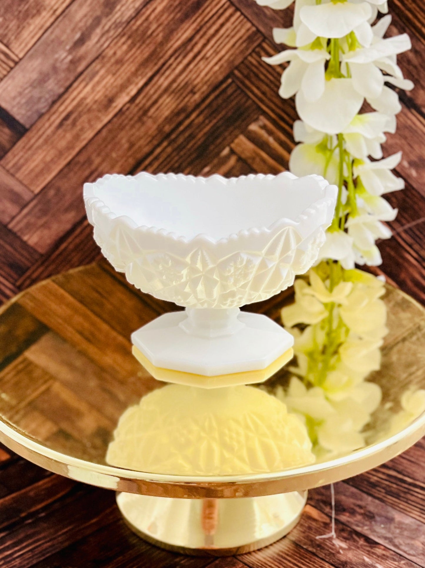 Toltec - Milk Glass - Modern Vintage Candle