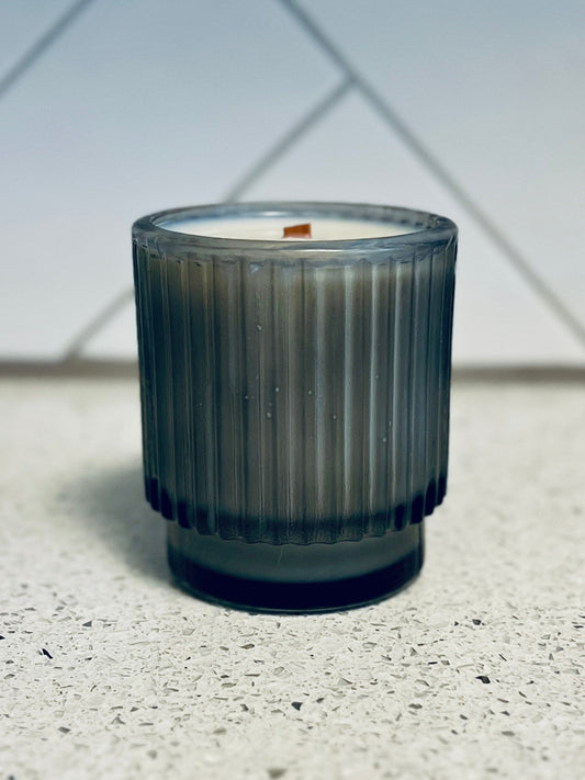 Vintage Luxe Gray 7oz. Non - Toxic Candle - Glass - Modern Vintage Candle