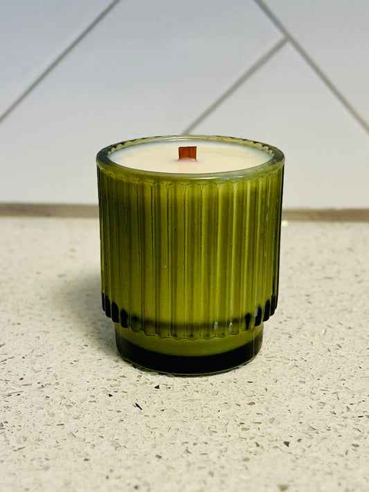 Vintage Luxe Green 7oz. Non - Toxic Candle - Glass - Modern Vintage Candle